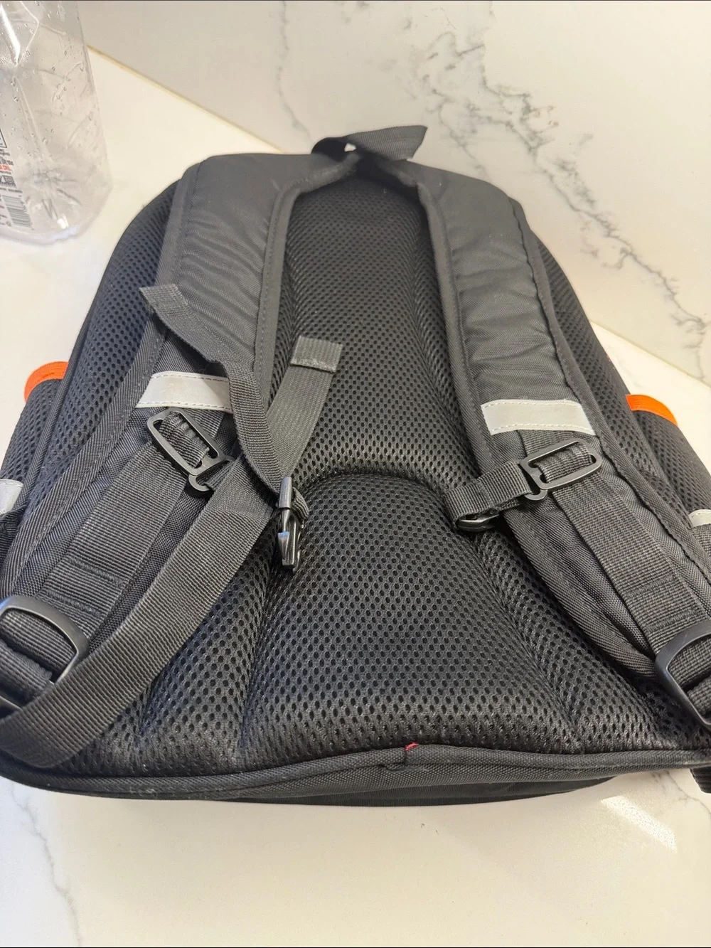 Kids Rocket Backpack - Black with Orange Trim